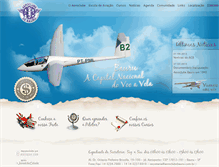 Tablet Screenshot of aeroclubebauru.com.br